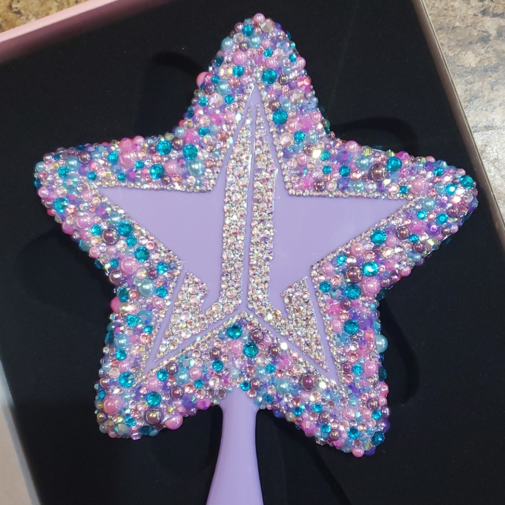 💎 Jefree Star Blinged Out Star Mirror - Picture 3 of 3